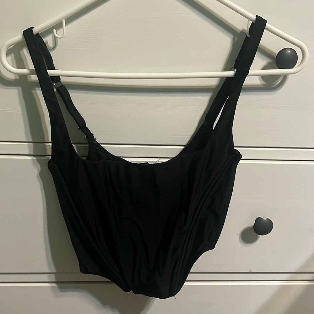 Out from under corset top